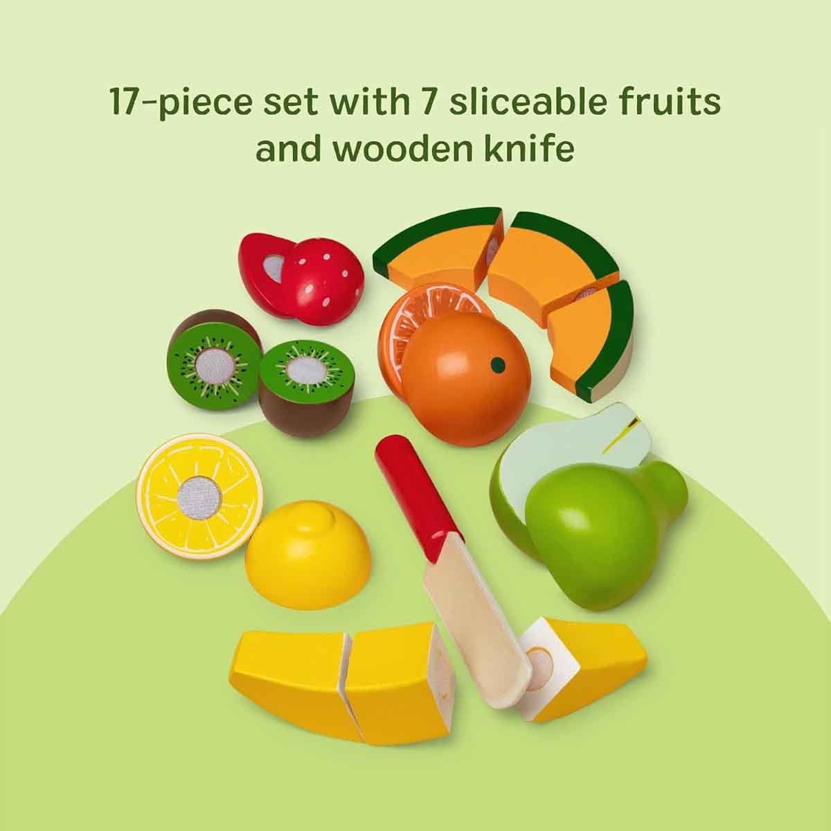 Melissa & Doug MPP PLF Cutting Fruit Play Food Playset Unisex, 3-4 Years