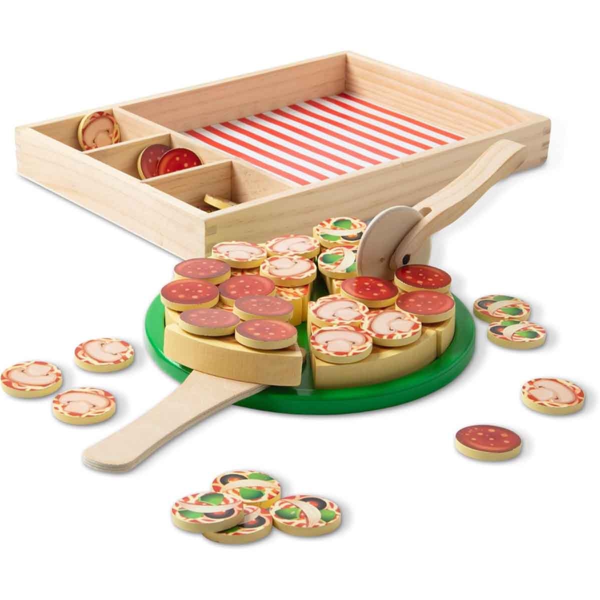 Melissa & Doug MPP PLF Pizza Party Play Food Playset Unisex, 3-4 Years