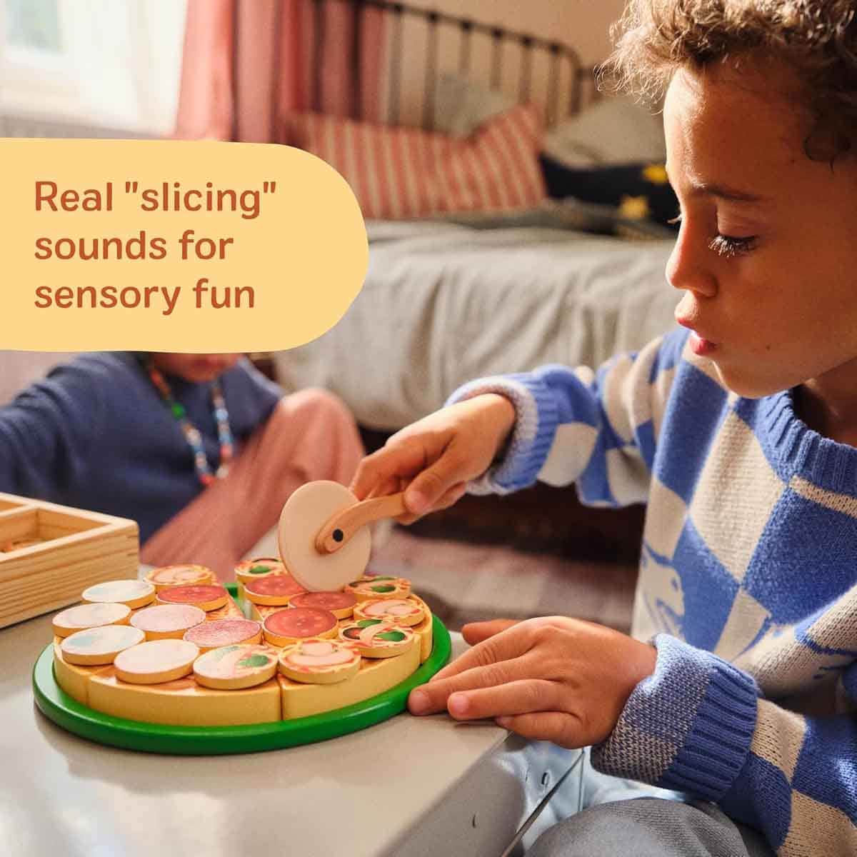 Melissa & Doug MPP PLF Pizza Party Play Food Playset Unisex, 3-4 Years