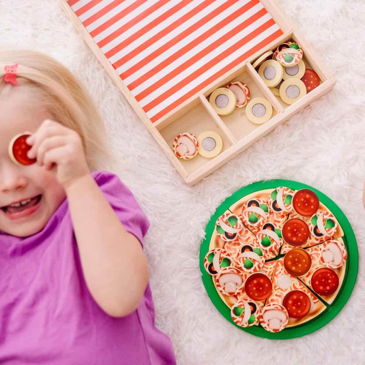 Melissa & Doug MPP PLF Pizza Party Play Food Playset Unisex, 3-4 Years