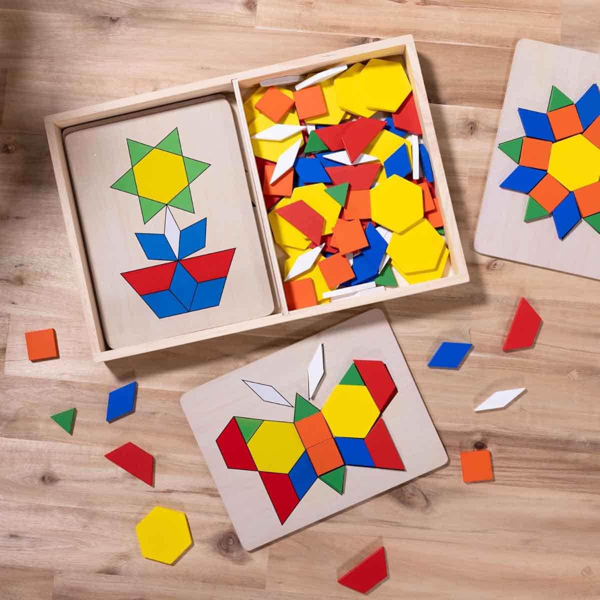 ميليسا آند دوغ مجموعة كتل وأنماط مع ألواح للجنسين، 3-4 سنوات