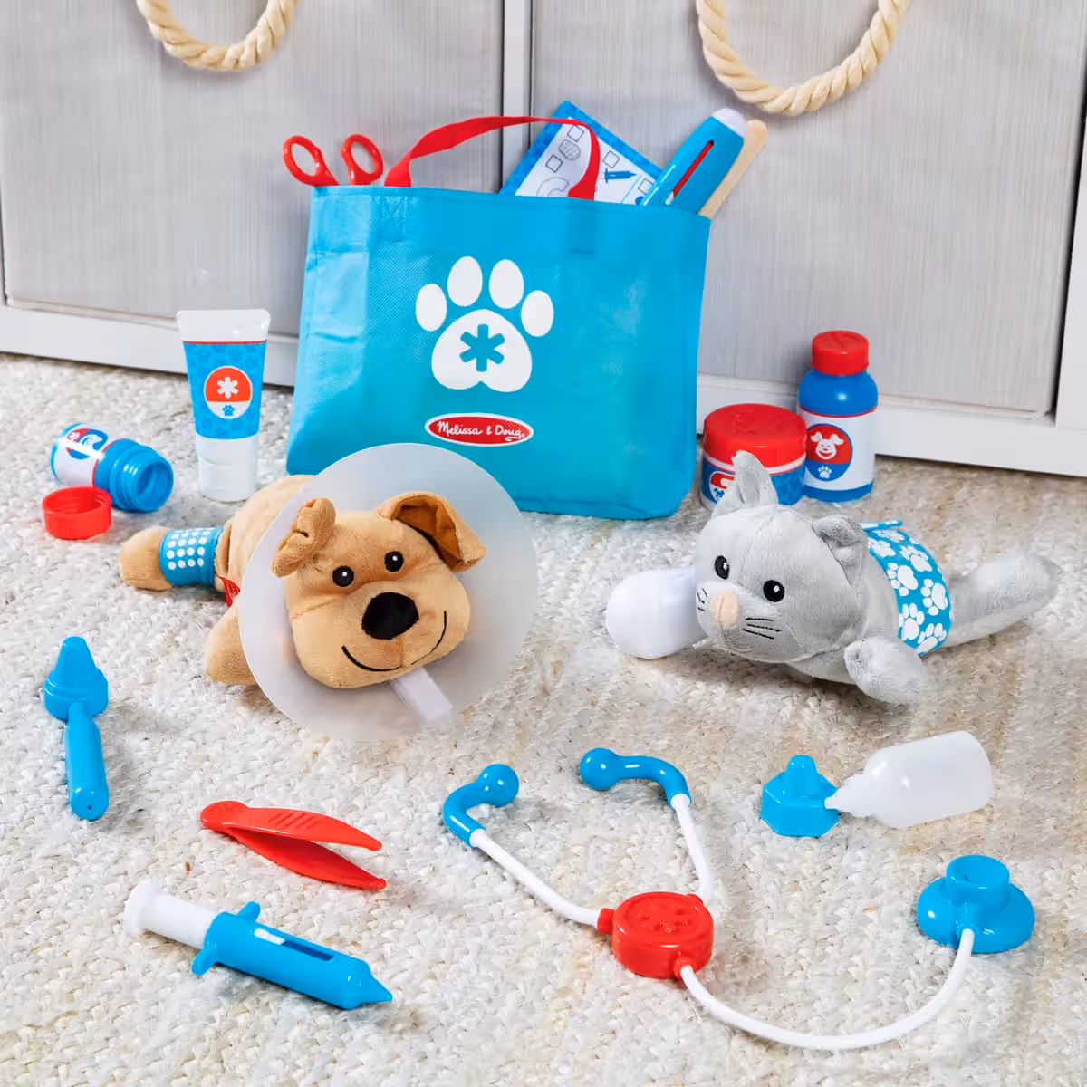 Melissa & Dough Pet Vet Playset Unisex, 3-4 Years