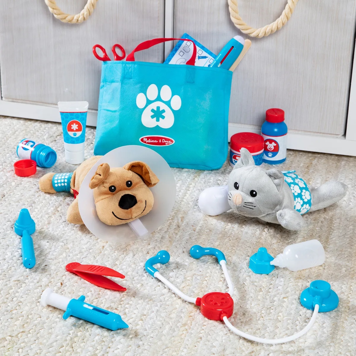 Melissa & Dough Pet Vet Playset Unisex, 3-4 Years