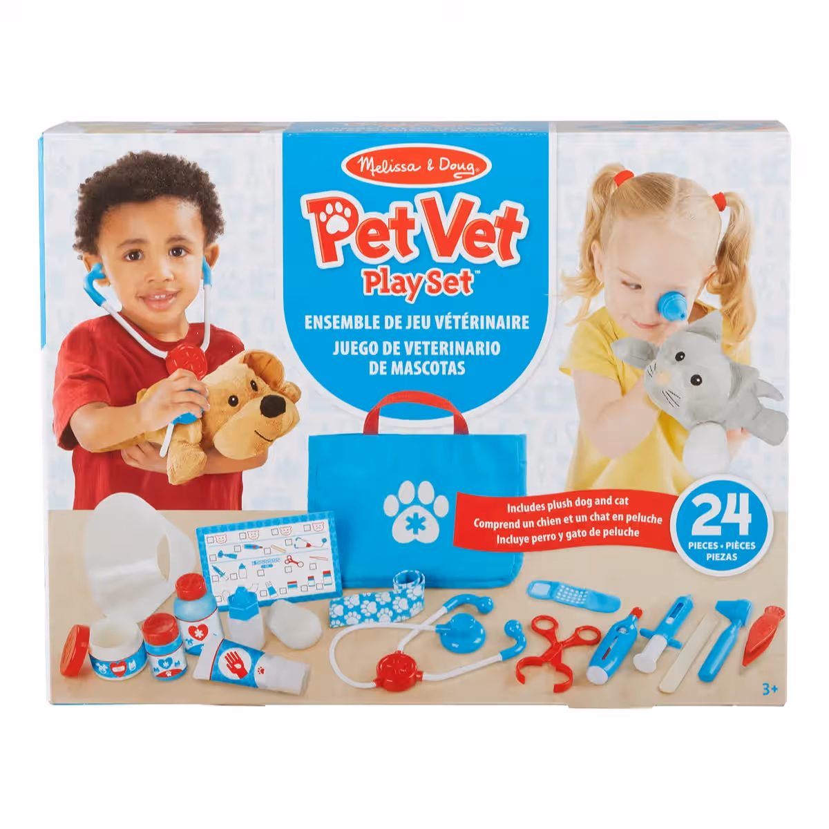 Melissa & Dough Pet Vet Playset Unisex, 3-4 Years