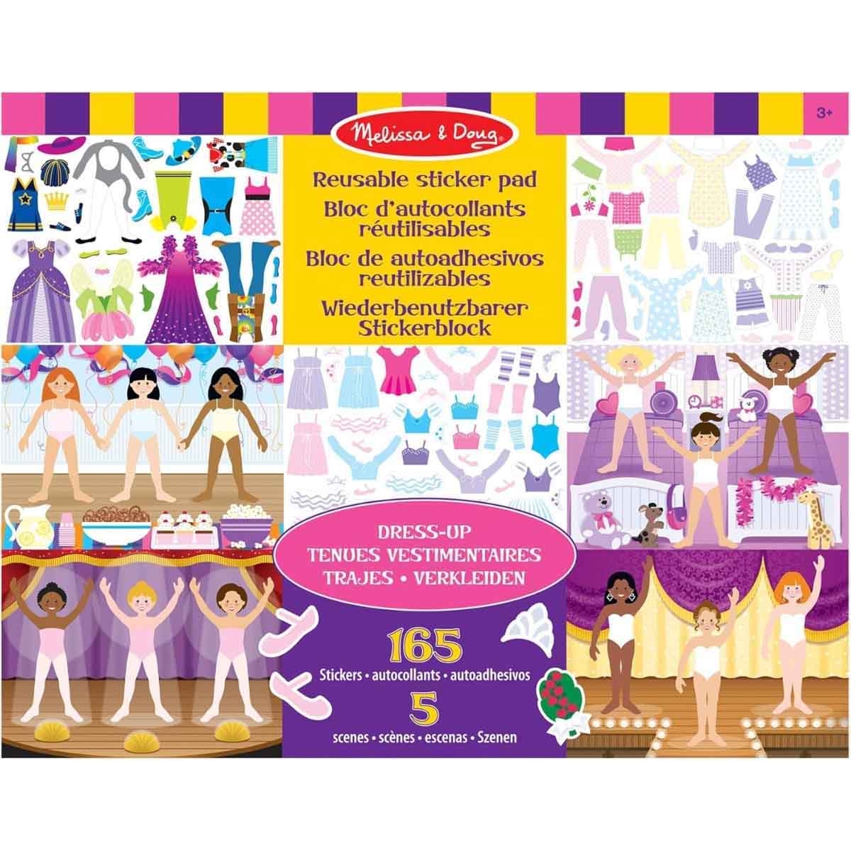 Melissa & Doug Reusable Sticker Pad & Compound Kings Cotton Candy Slime Bundle Pack Unisex, 5-7 Years