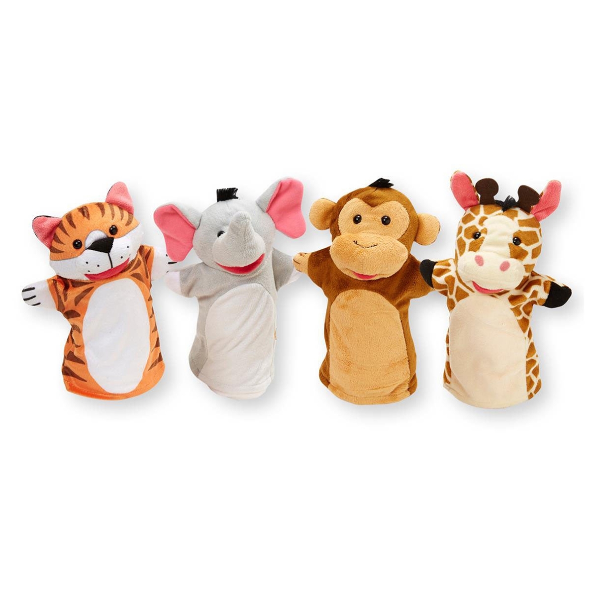 Melissa & Doug Zoo Friends Animal Hand Puppets Unisex, 3-4 Years