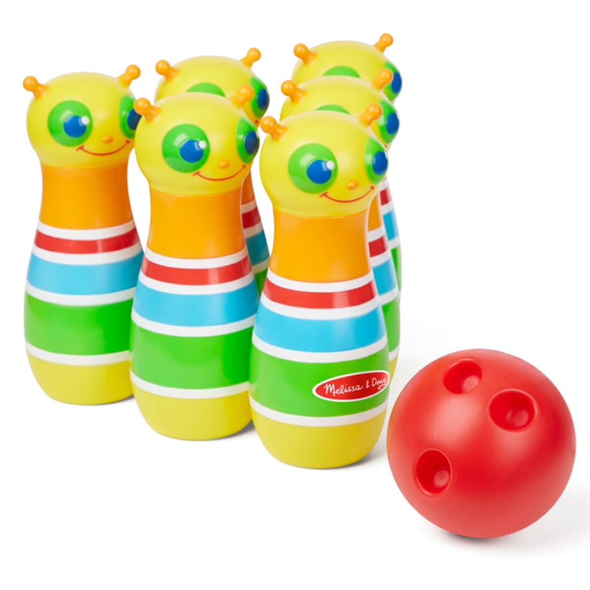 Melissa & Doug Sunny Patch Giddy Buggy Bowling Set Unisex, 3-4 Years