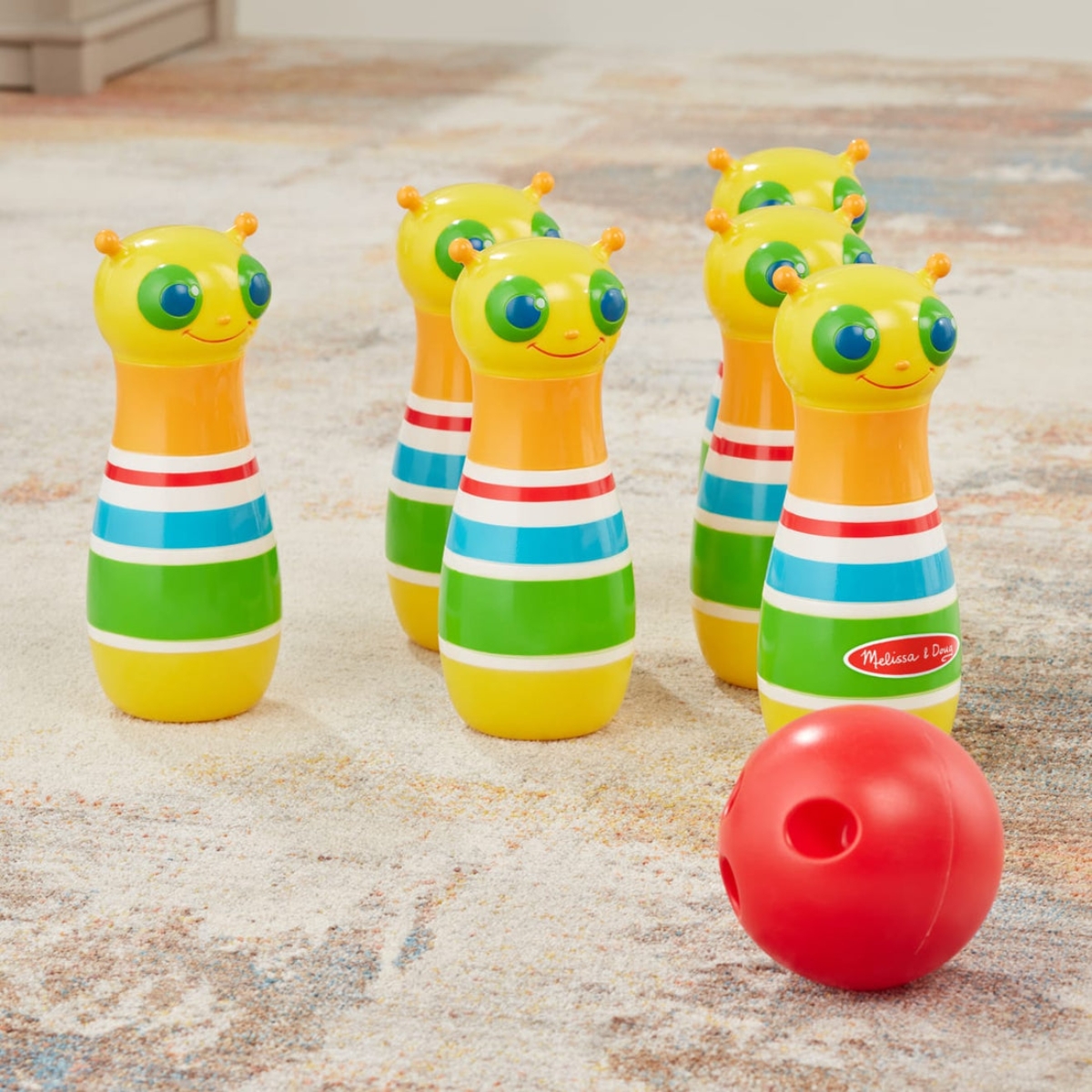 Melissa & Doug Sunny Patch Giddy Buggy Bowling Set Unisex, 3-4 Years