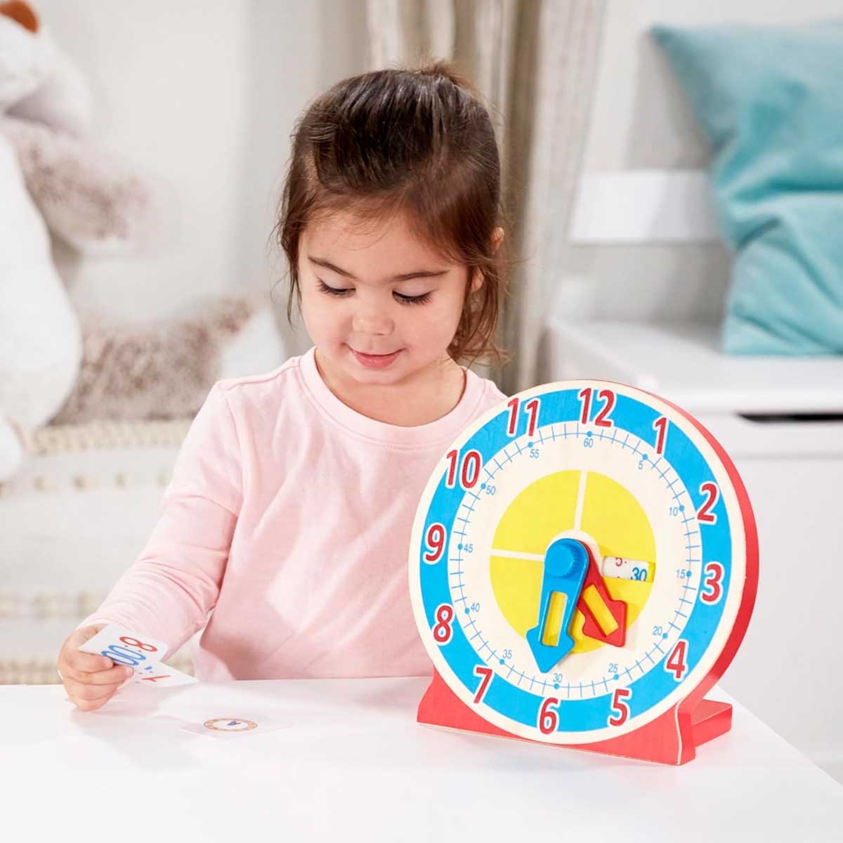 Melissa & Doug Turn & Tell Wooden Clock Educational Toy Unisex, 3-4 Years