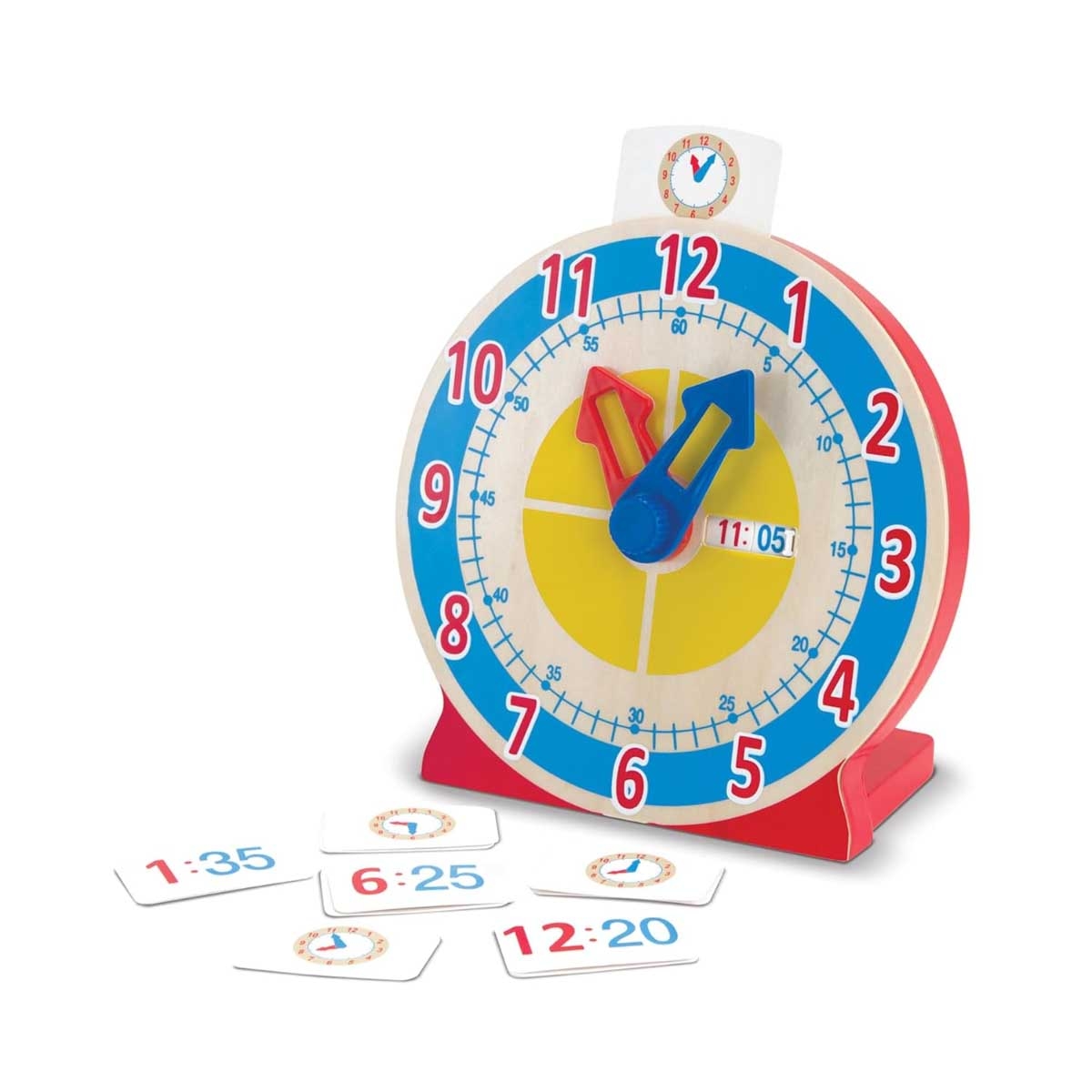 Melissa & Doug Turn & Tell Wooden Clock Educational Toy Unisex, 3-4 Years