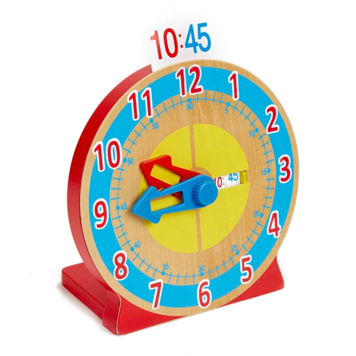 Melissa & Doug Turn & Tell Wooden Clock Educational Toy Unisex, 3-4 Years