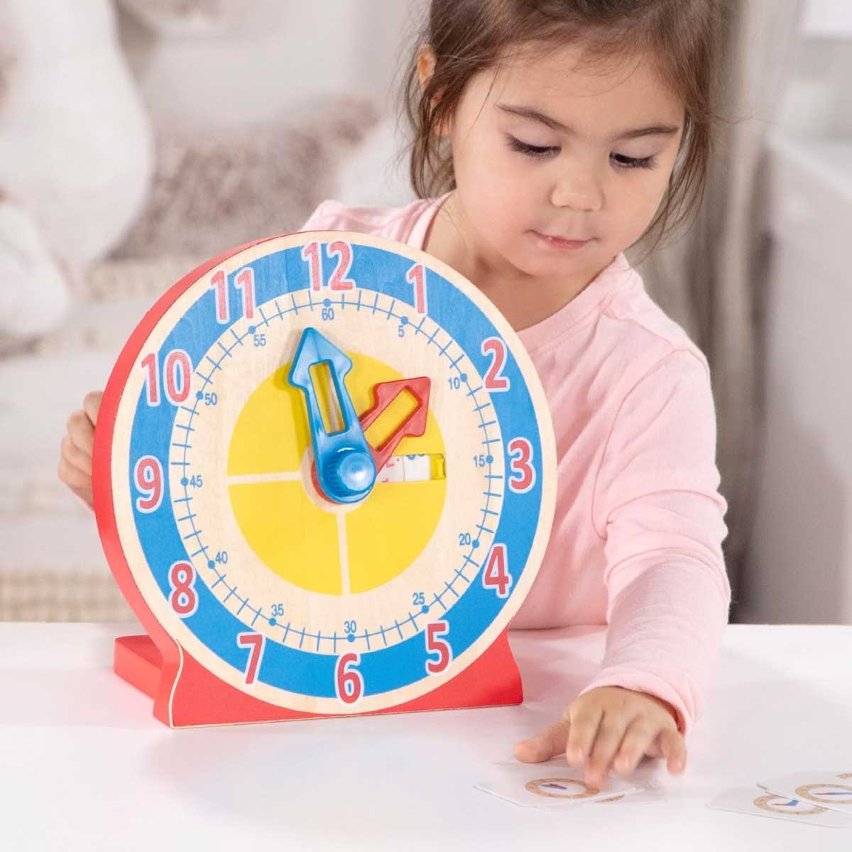 Melissa & Doug Turn & Tell Wooden Clock Educational Toy Unisex, 3-4 Years