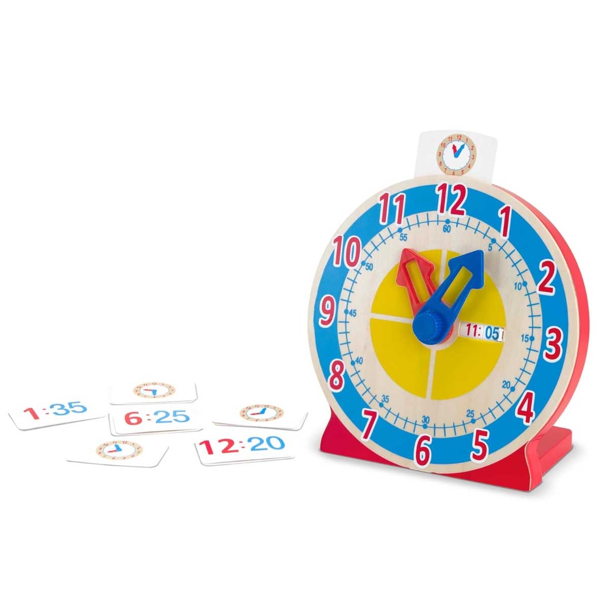 Melissa & Doug Turn & Tell Wooden Clock Educational Toy Unisex, 3-4 Years