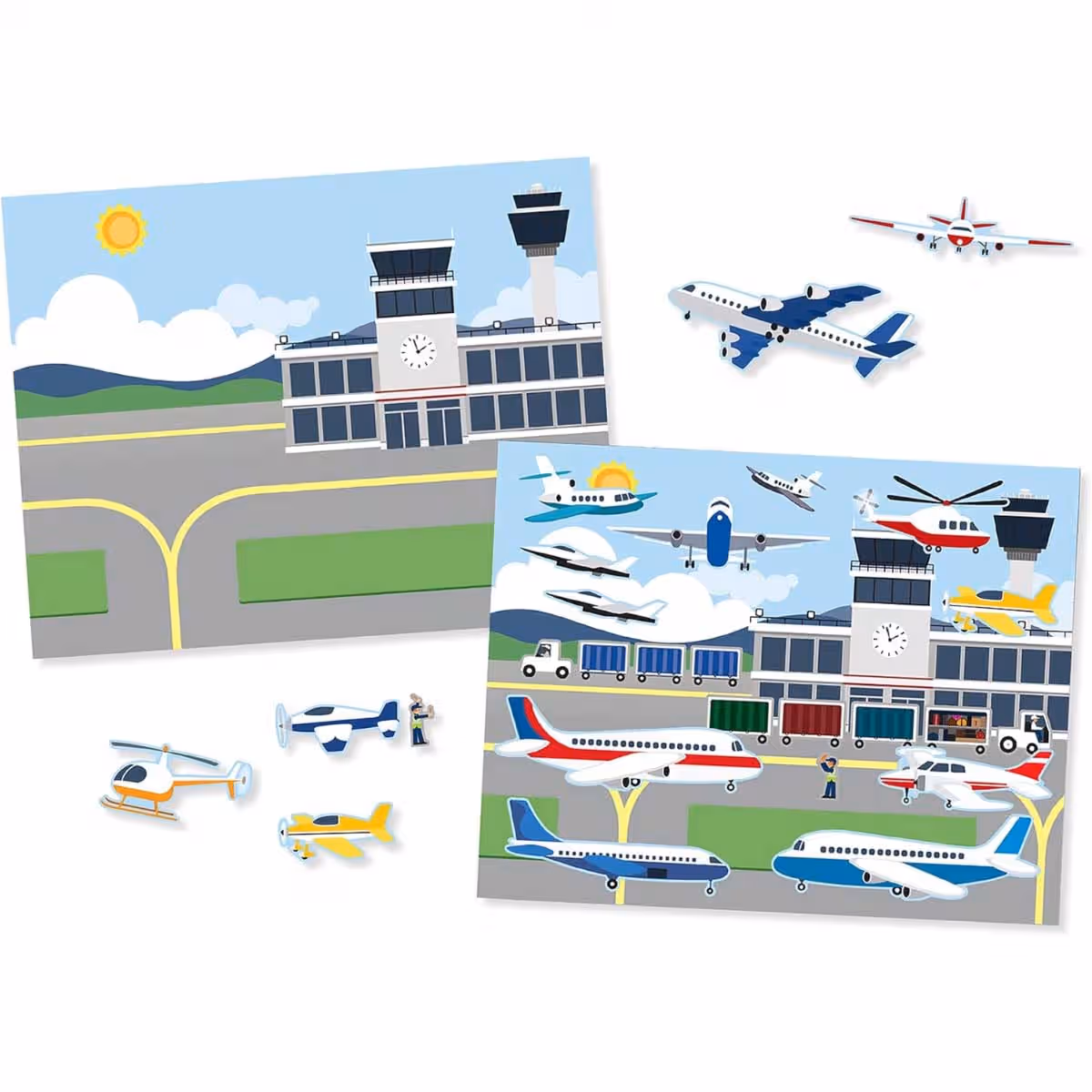 Melissa & Doug Vehicles Reusable Sticker Pad Unisex, 3-4 Years