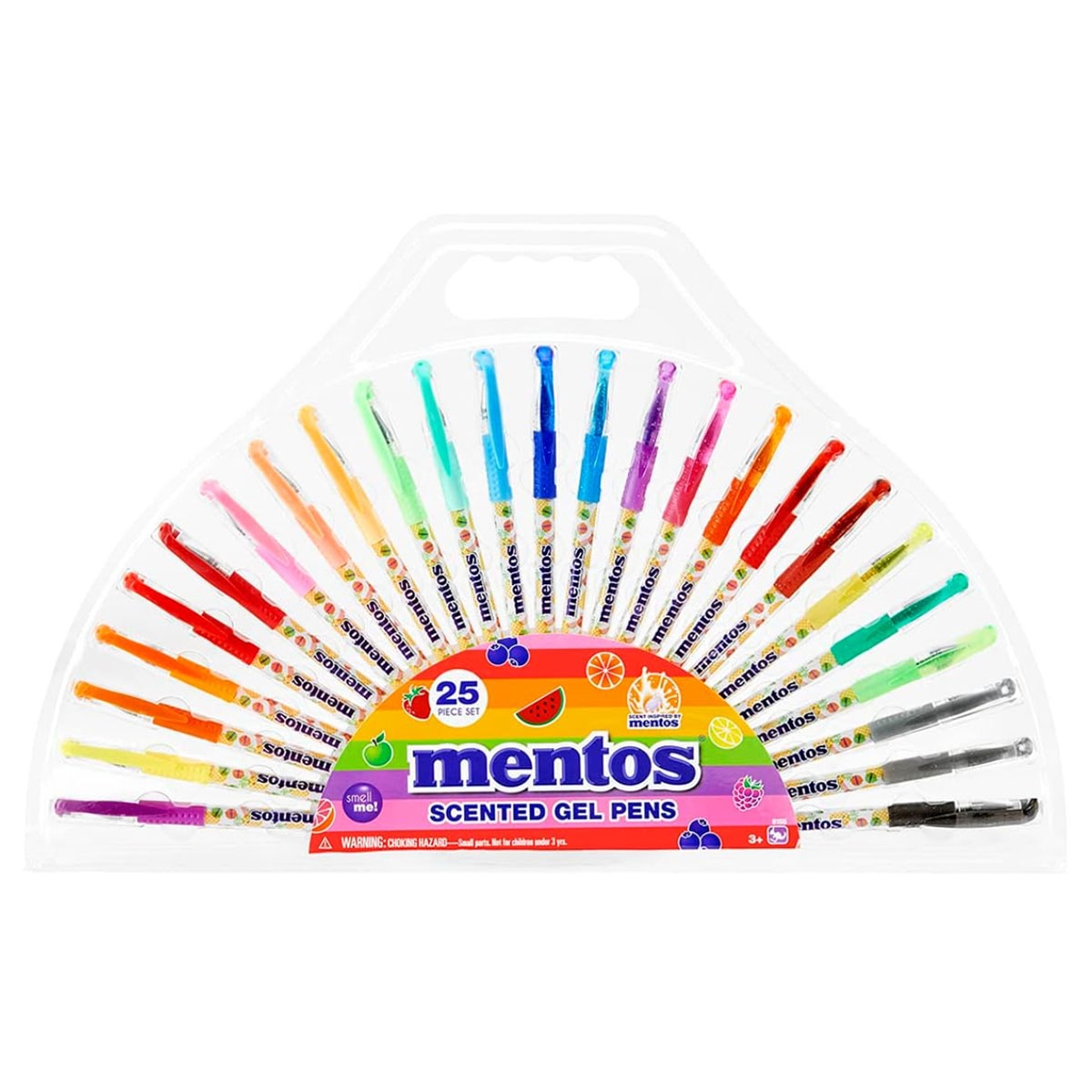 Mentos Scented Gel Pens Unisex, 3-4 Years, Pack of 25