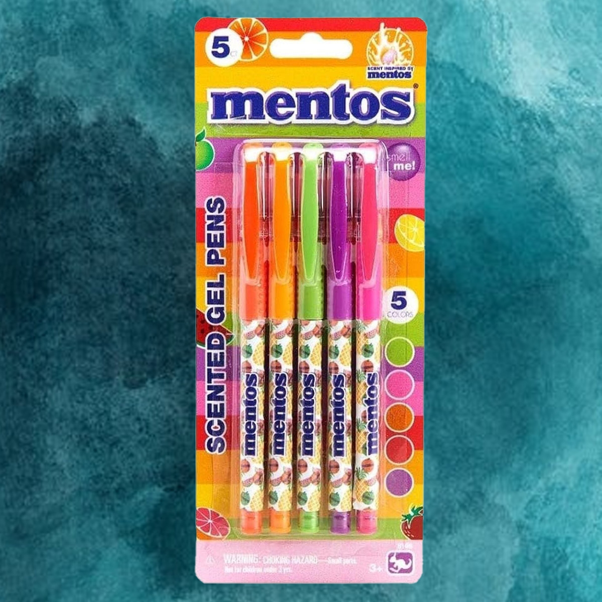 Mentos Scented Gel Pens Unisex, 3-4 Years, Pack of 5