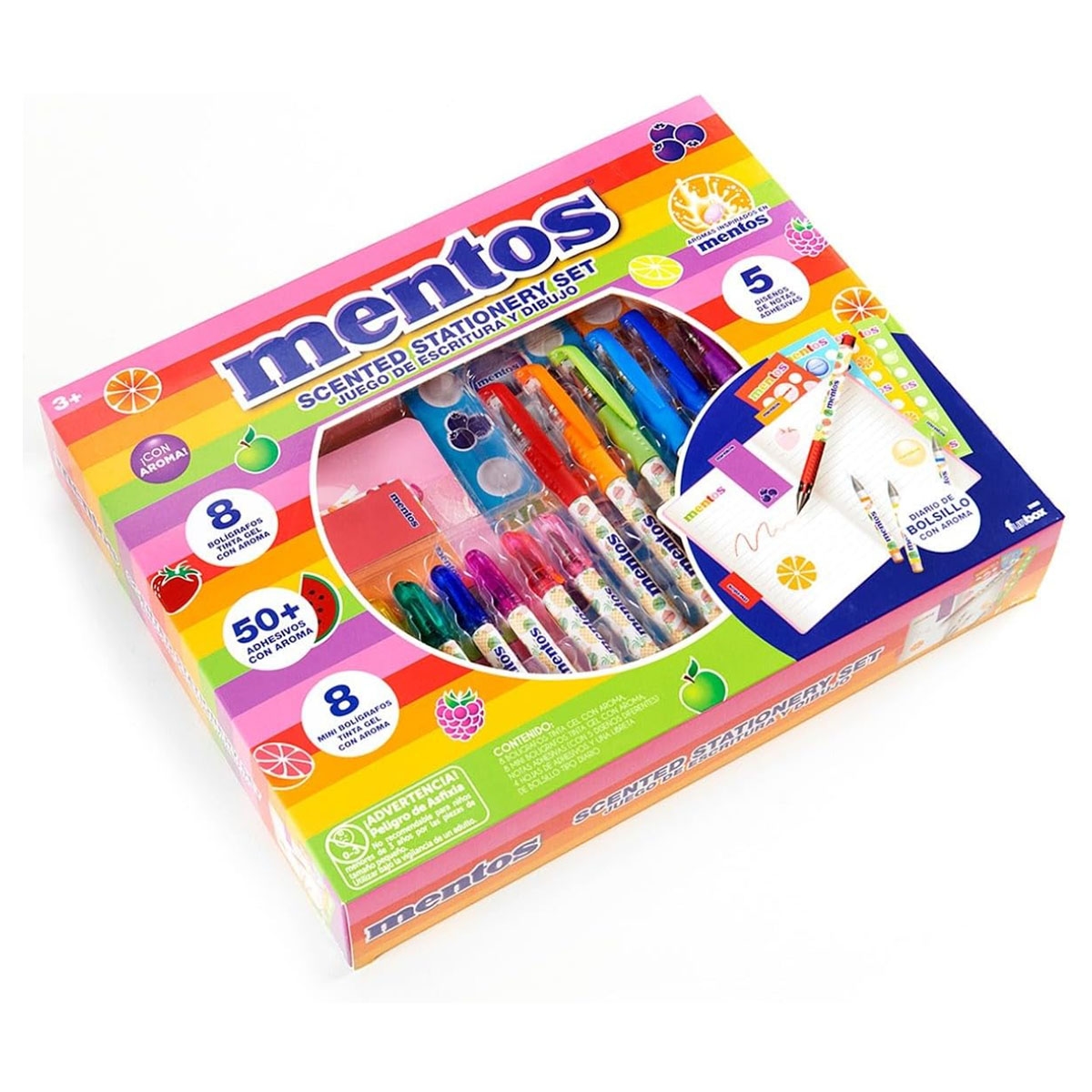 Mentos Scented Stationery Set Unisex, 3-4 Years, Pack of 19