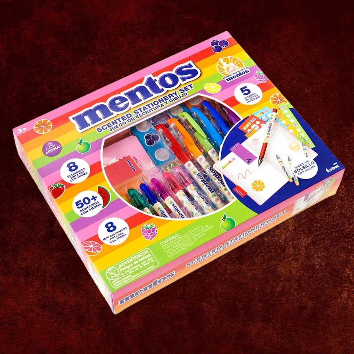 Mentos Scented Stationery Set Unisex, 3-4 Years, Pack of 19