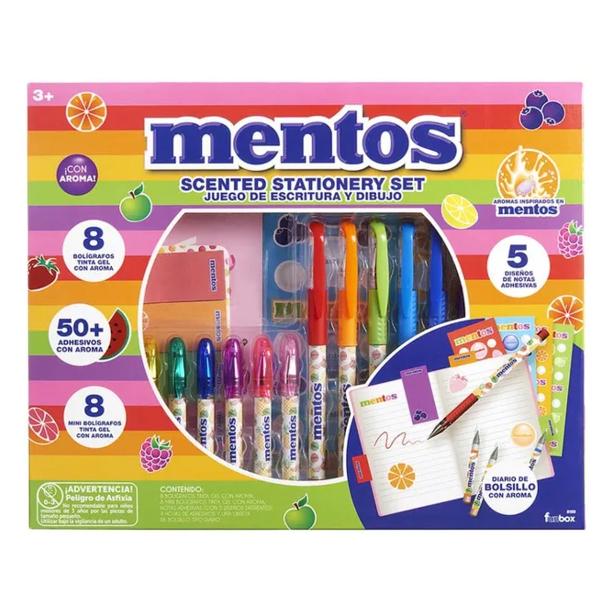 Mentos Scented Stationery Set Unisex, 3-4 Years, Pack of 71