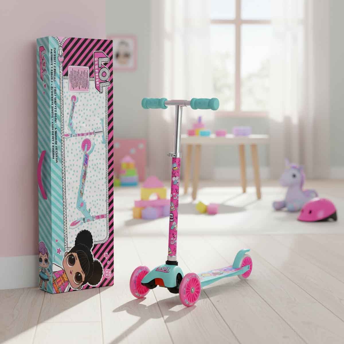 LOL Surprise! 2WS-LOL-101 2 Wheeled Scooter Girls, 3-4 Years