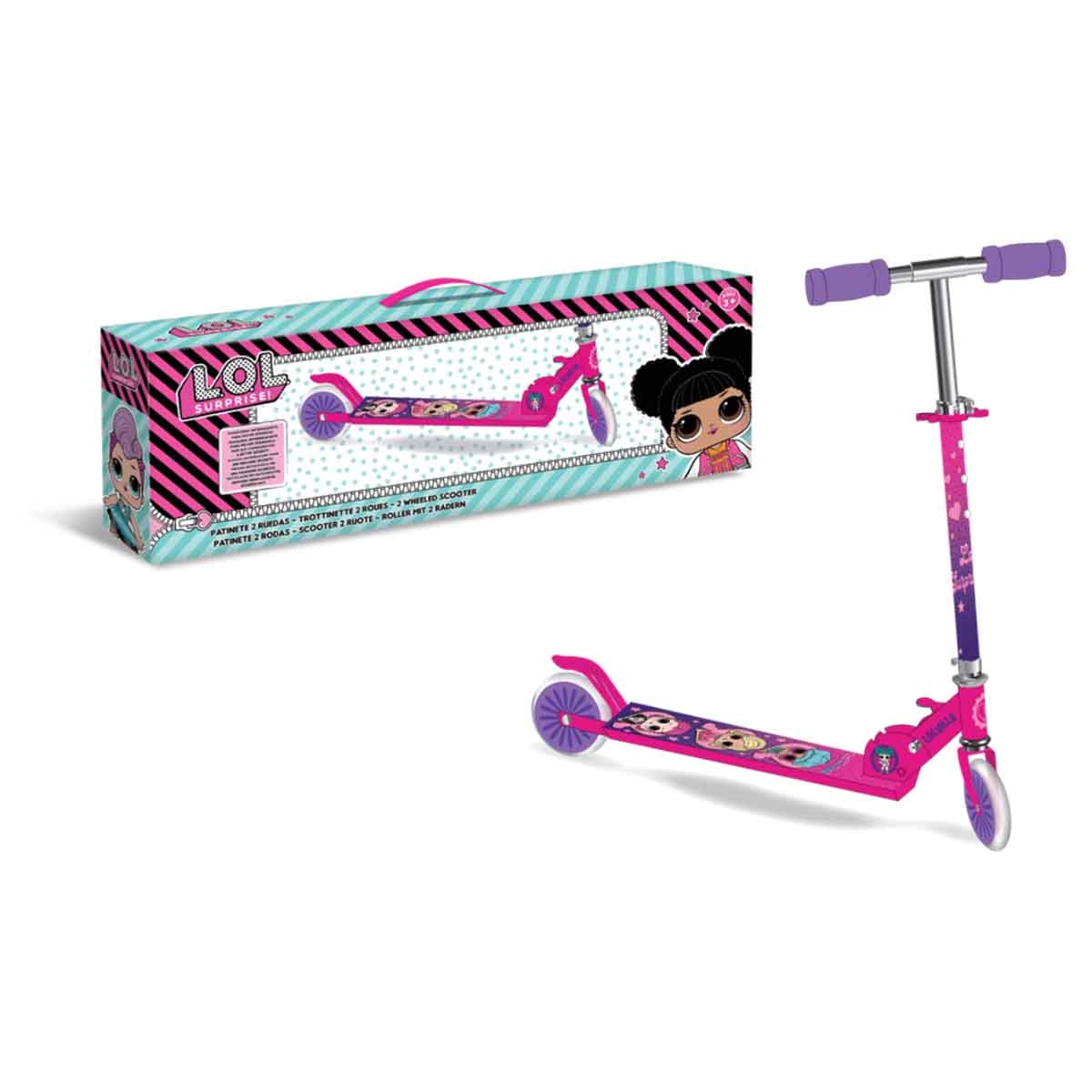 LOL Surprise! 2WS-LOL-103 2 Wheeled Scooter Girls, 3-4 Years