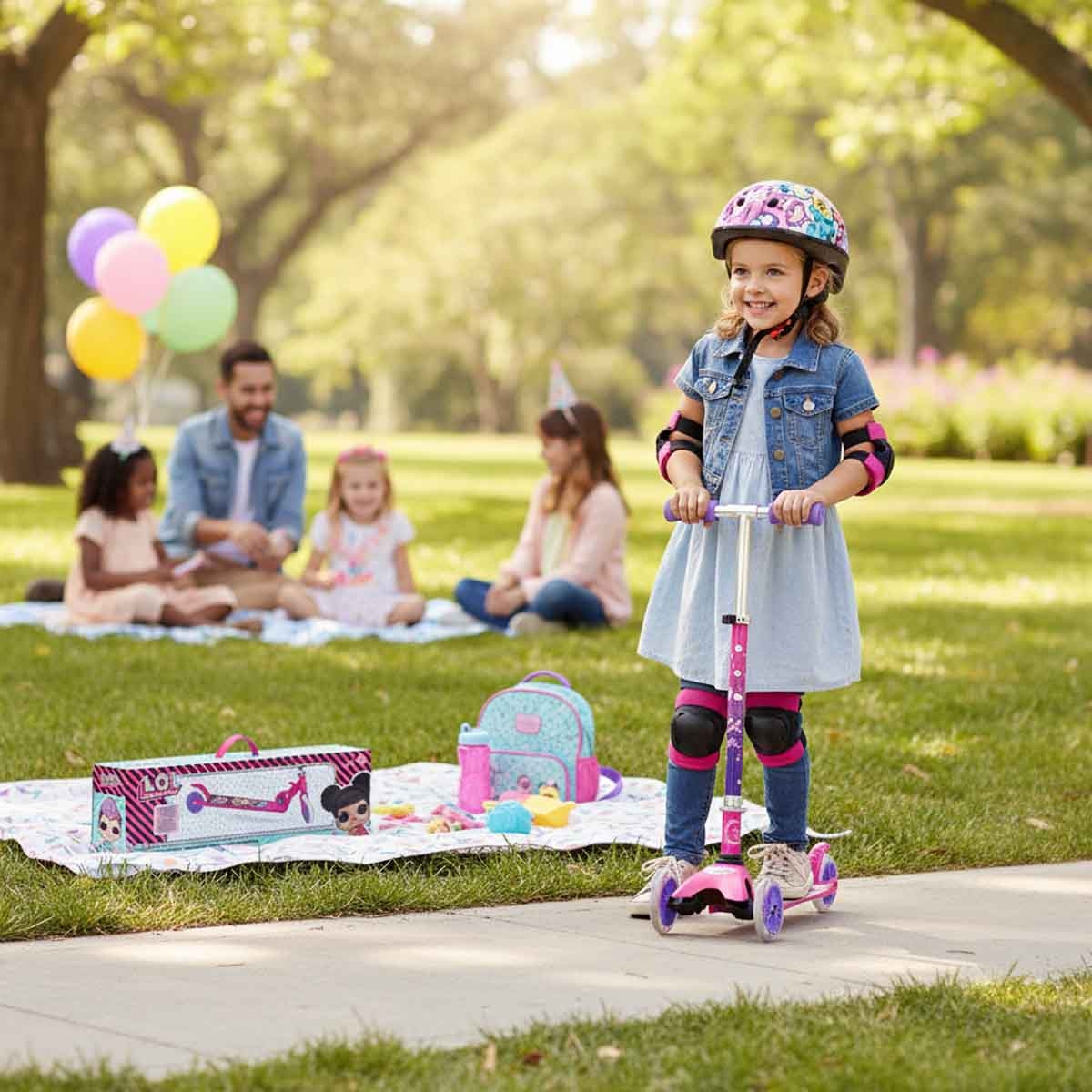 LOL Surprise! 2WS-LOL-103 2 Wheeled Scooter Girls, 3-4 Years