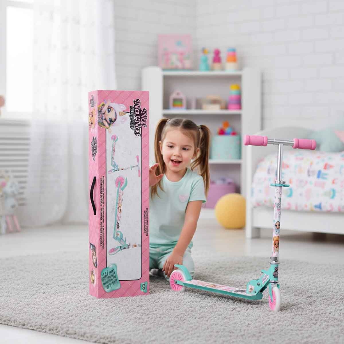 Na!Na!Na! Surprise 2WS-NA-101 2 Wheeled Scooter Girls, 3-4 Years