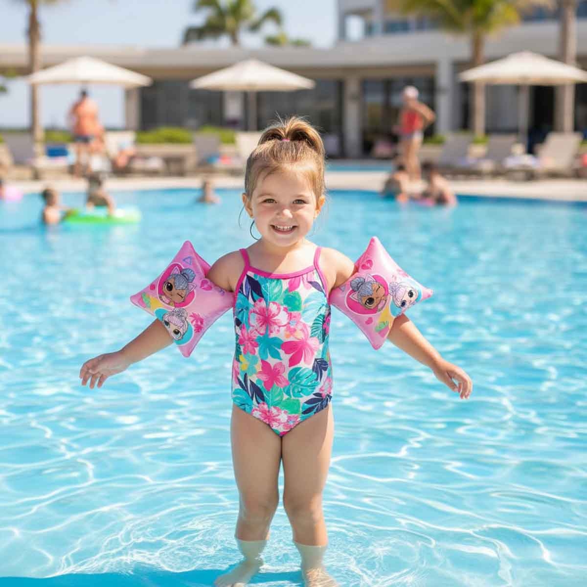 إل أو إل سيربرايز عوامات للذراع للبنات، 3-4 سنوات