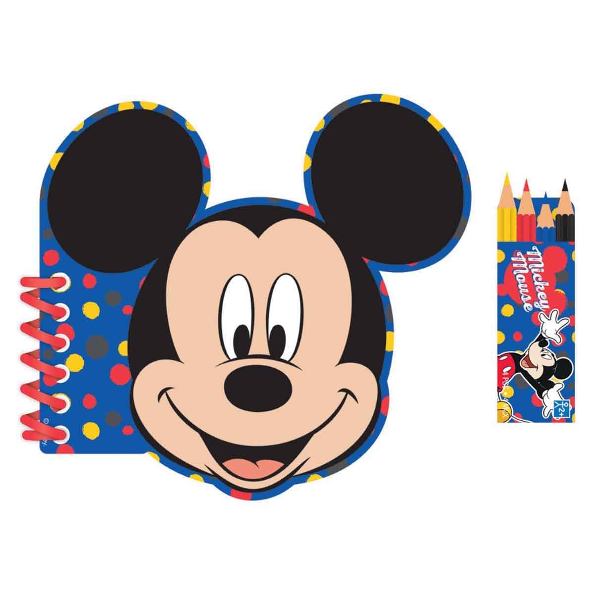 Mickey Mouse 4-Piece Activity Coloring Kit