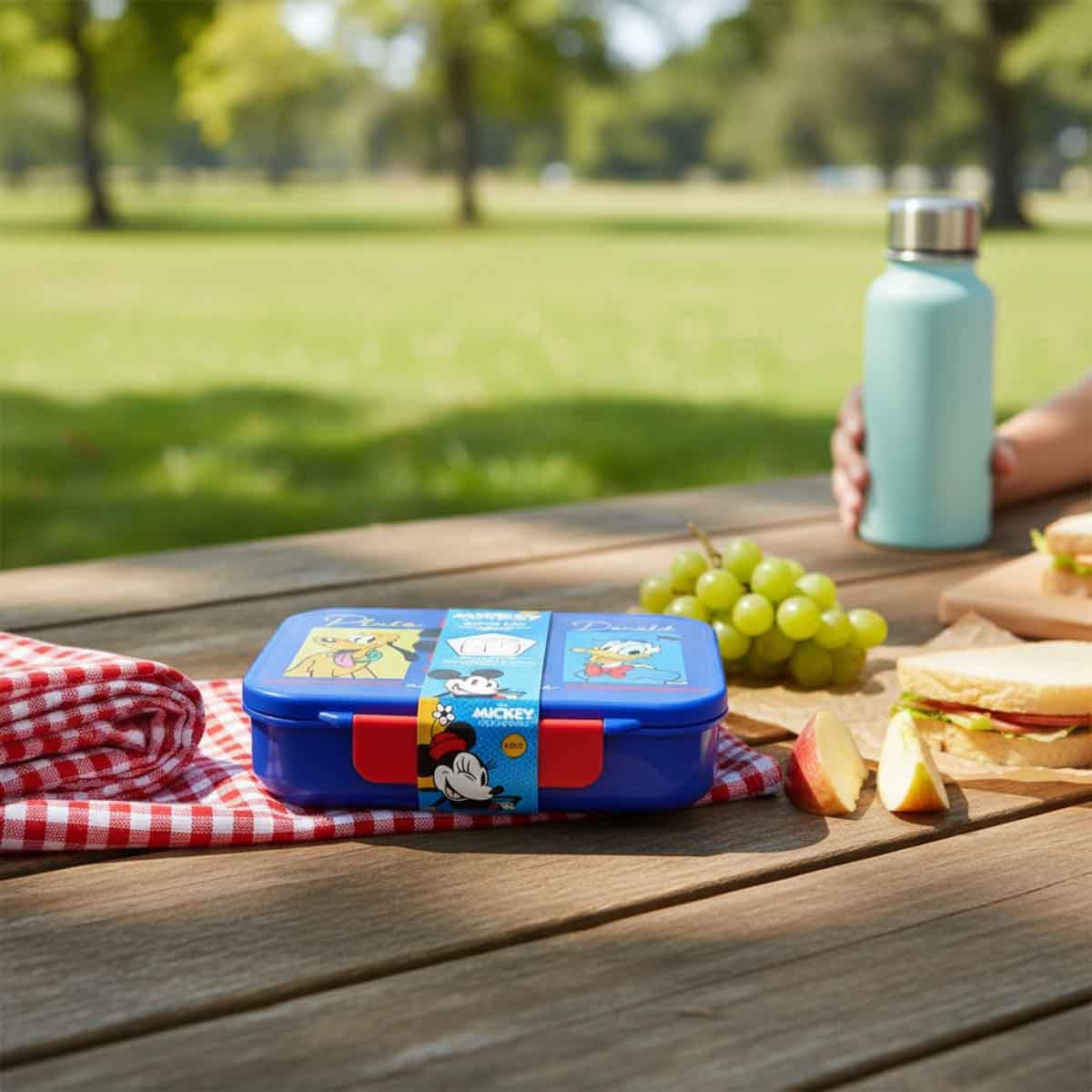 Mickey Mouse 1100ml Disney 6-Compartment Bento Lunch Box