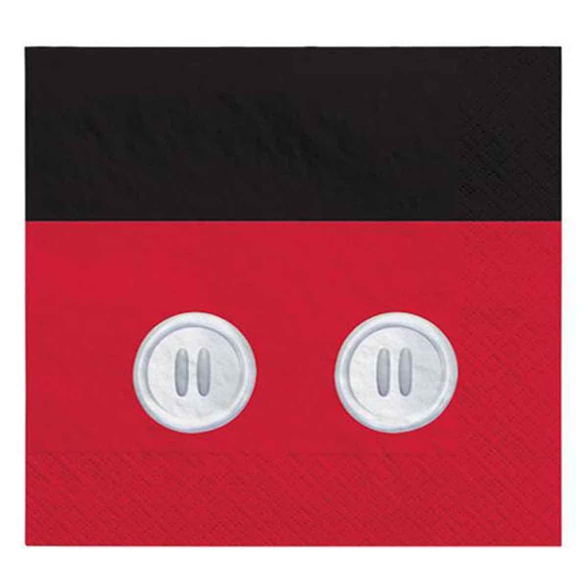 Mickey Mouse 16-Piece Forever Lunch Napkin Set
