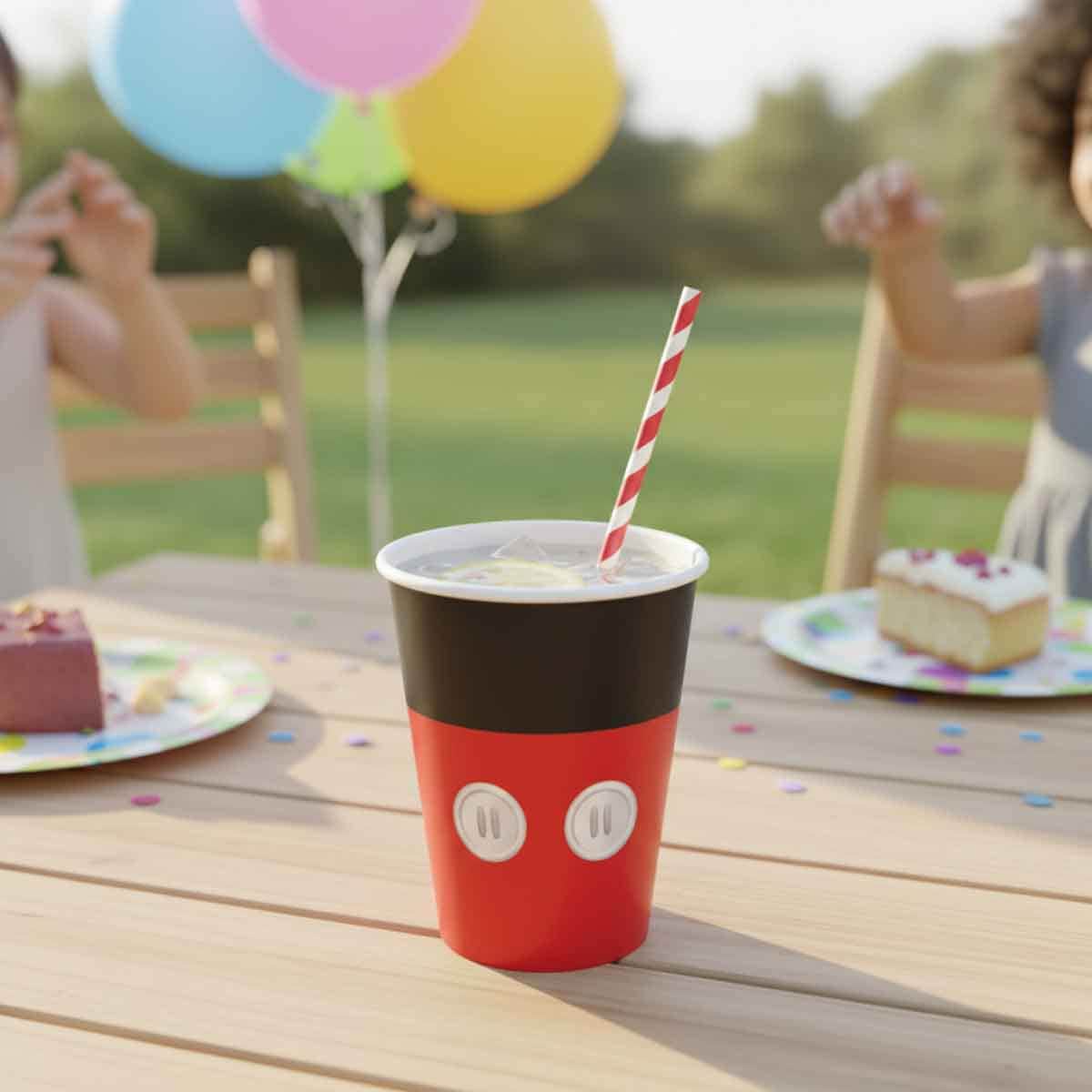 Mickey Mouse 8-Piece 9oz Forever Paper Cup Set