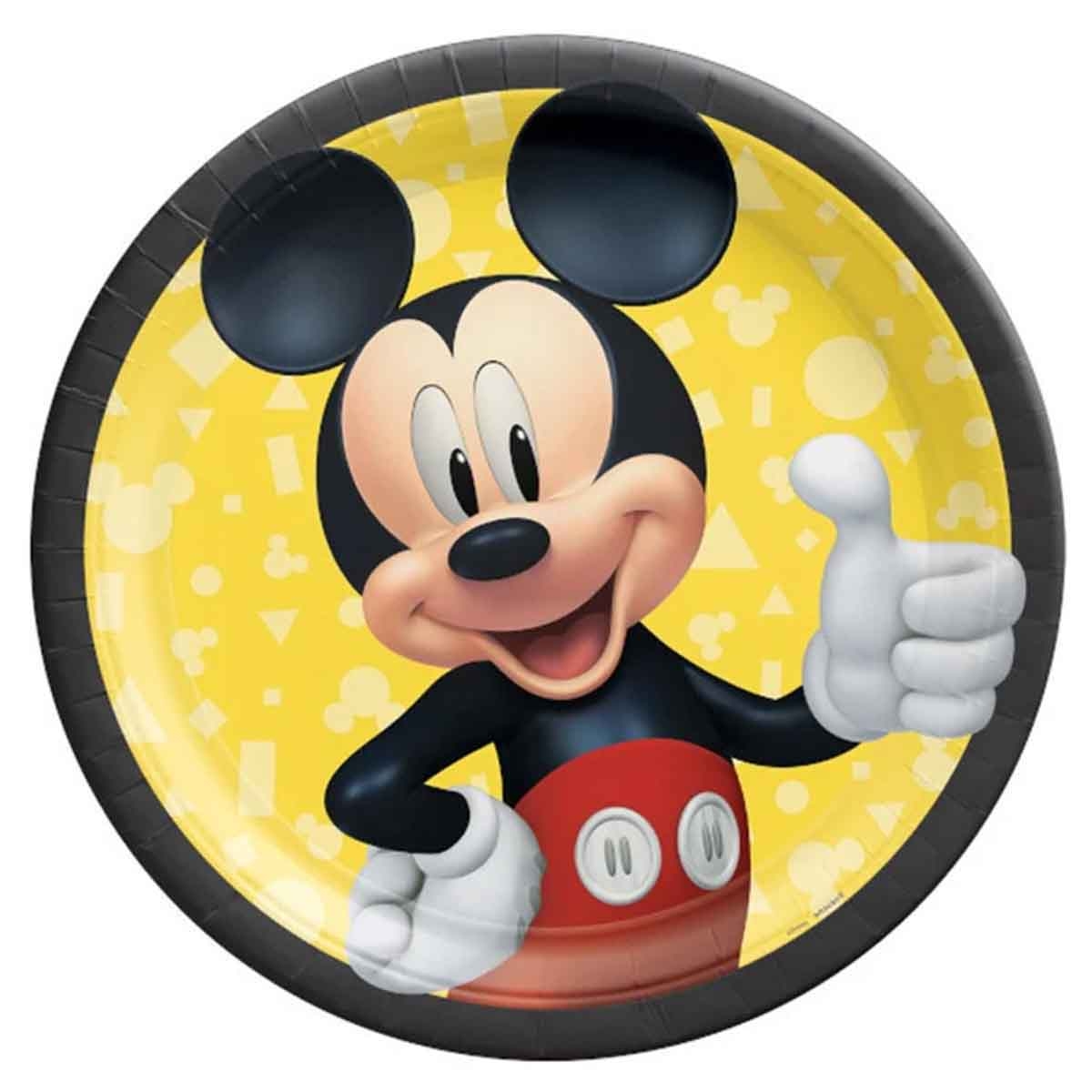 Mickey Mouse 8-Piece 9" Forever Paper Plate Set