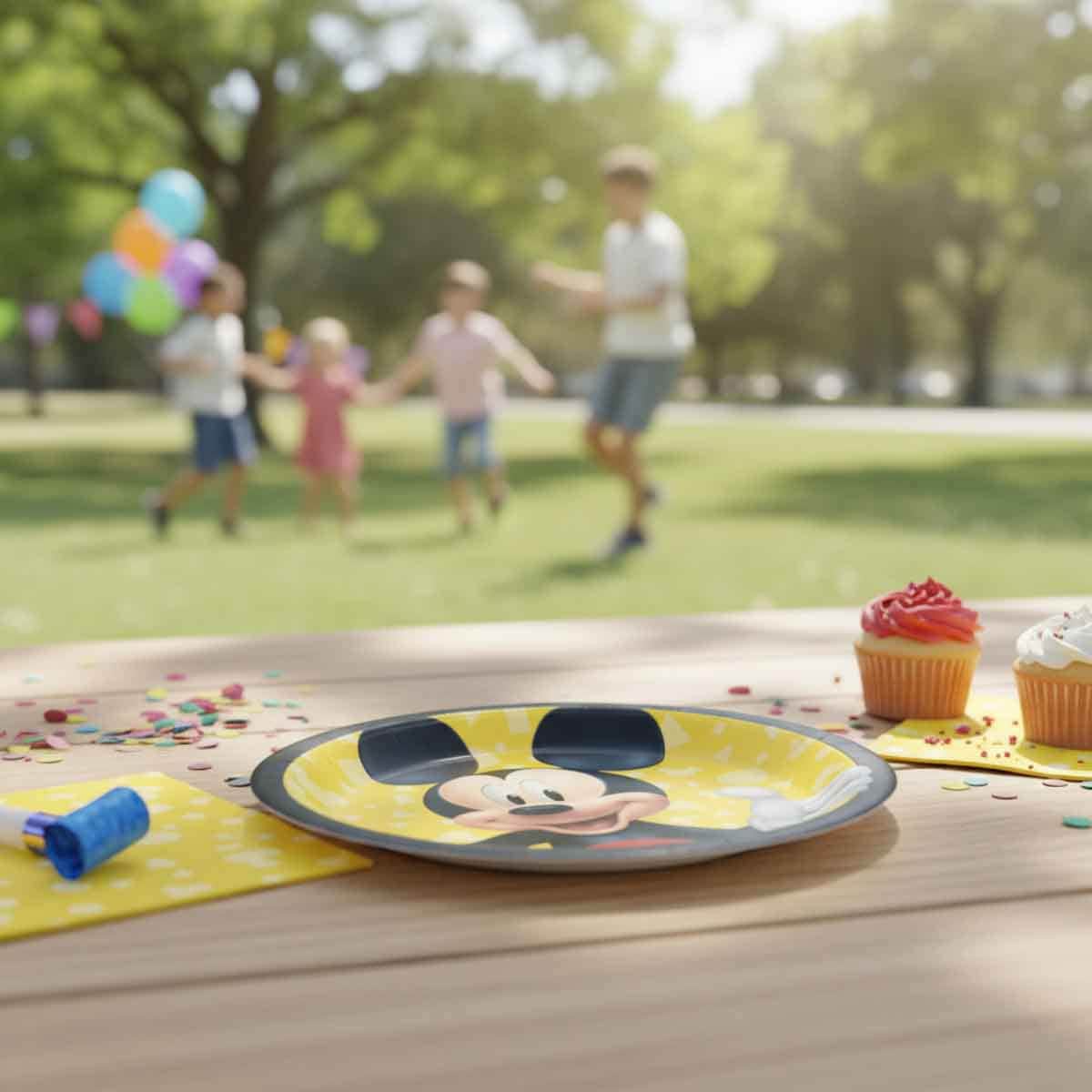 Mickey Mouse 8-Piece 9" Forever Paper Plate Set