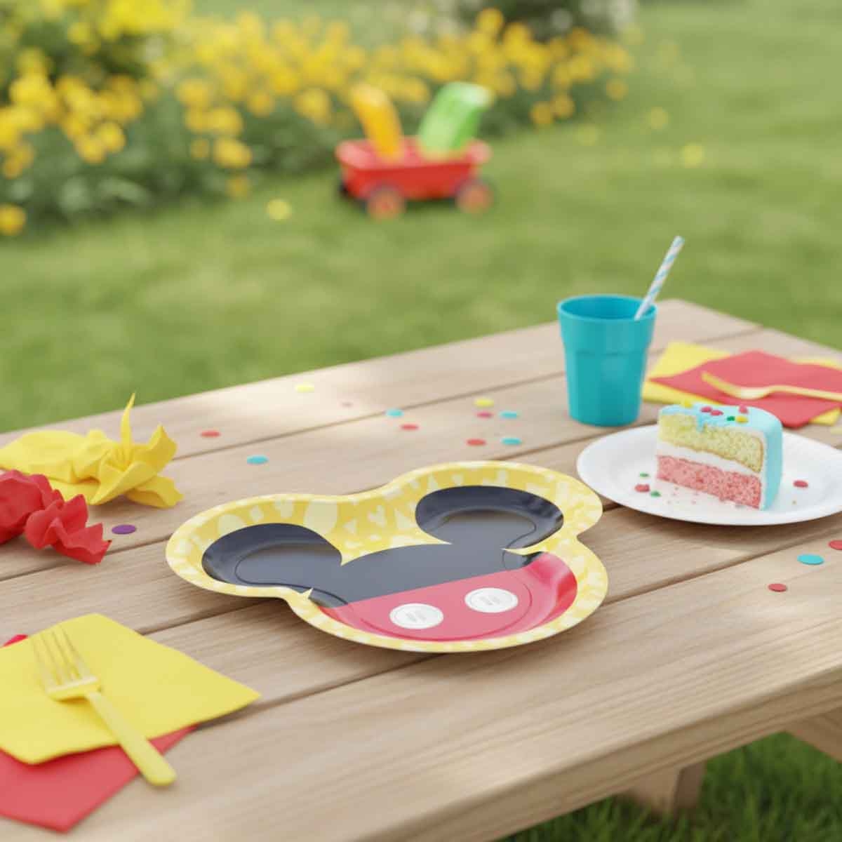 ميكي ماوس مجموعة صحون ورقية 10 انش فوريفر عدد 8 قطع