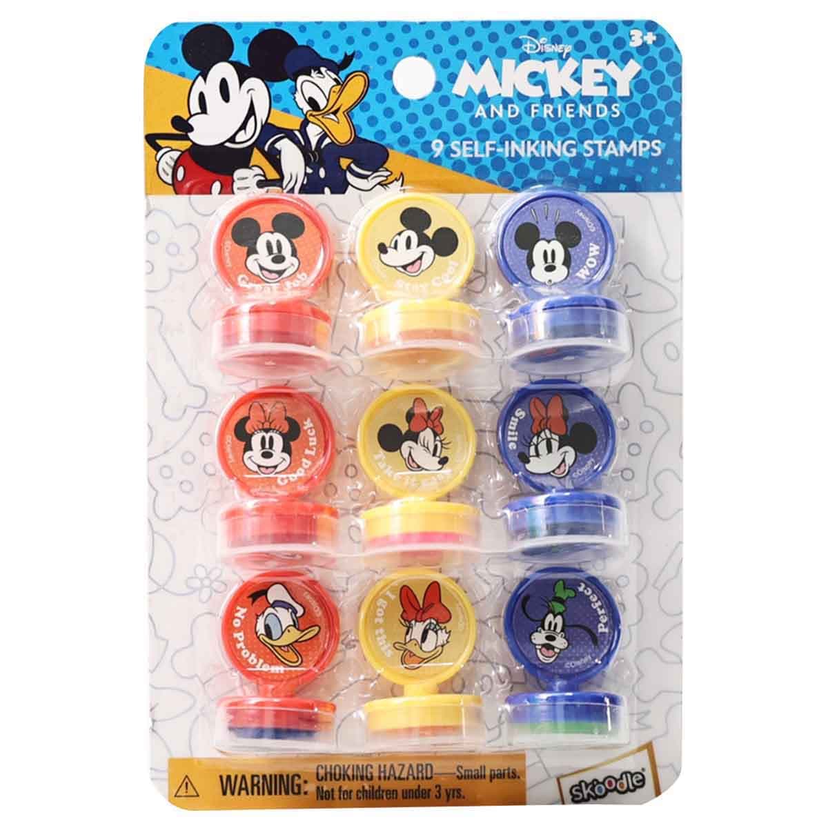 Disney Junior 100341 Self-Inking 9 Big Stamp kit Unisex, 3-4 Years