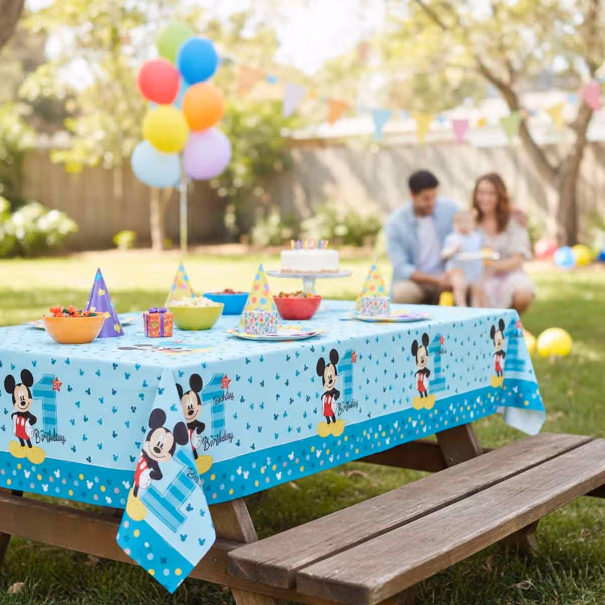 Mickey Mouse Fun To Be One Plastic Tablecover