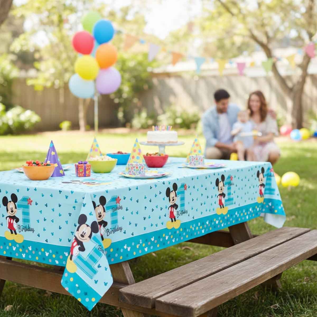 Mickey Mouse Fun To Be One Plastic Tablecover