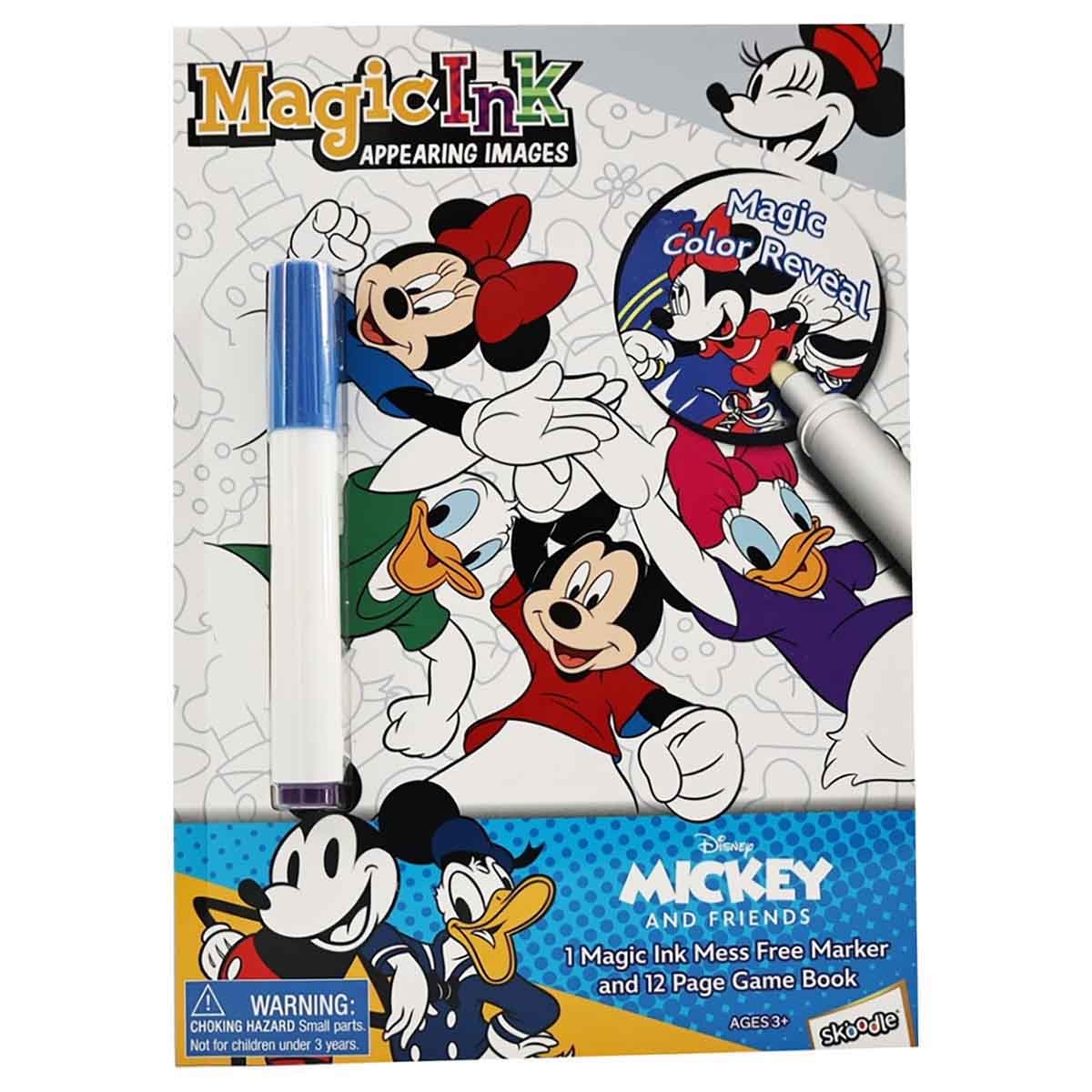 ميكي وأصدقاؤه كتاب الحبر السحري للجنسين، عمر 3-4 سنوات