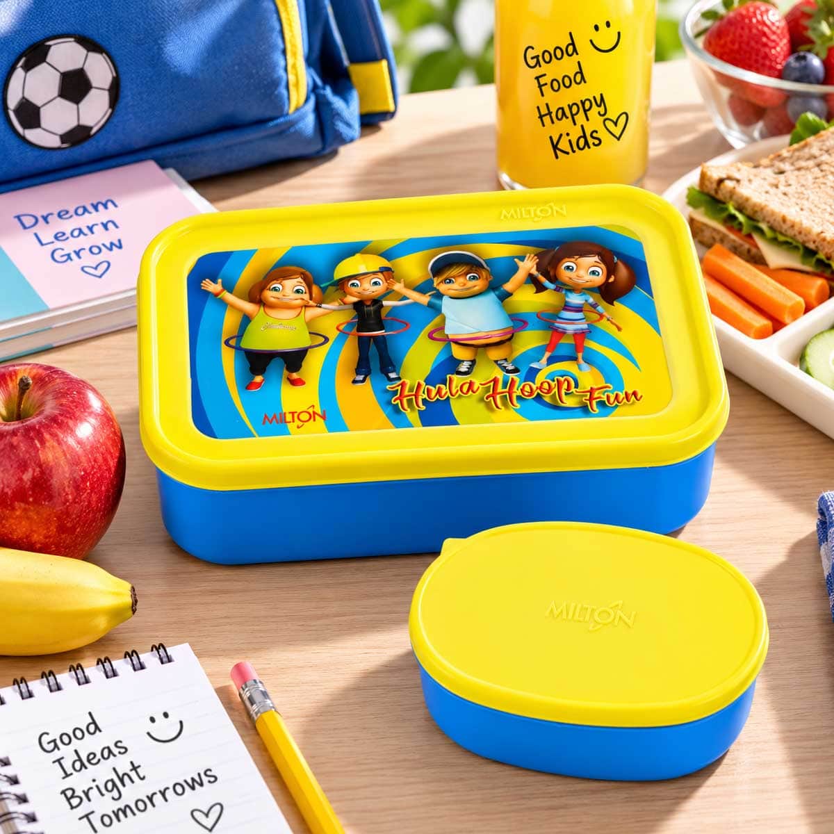 Milton Blue School Time Lunch Box