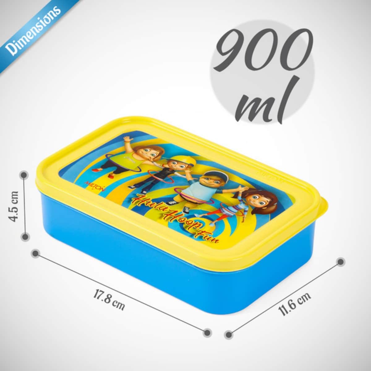 Milton Blue School Time Lunch Box
