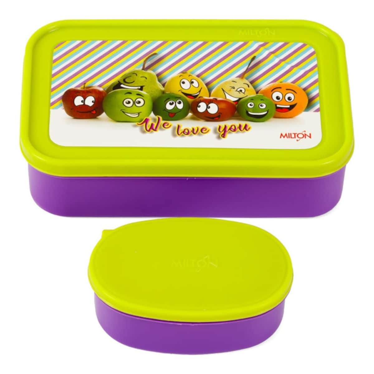 Milton Purple School Time Lunch Box