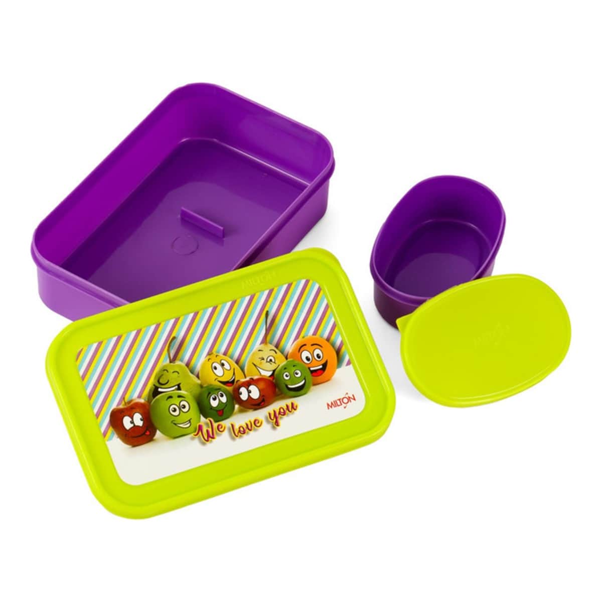 Milton Purple School Time Lunch Box