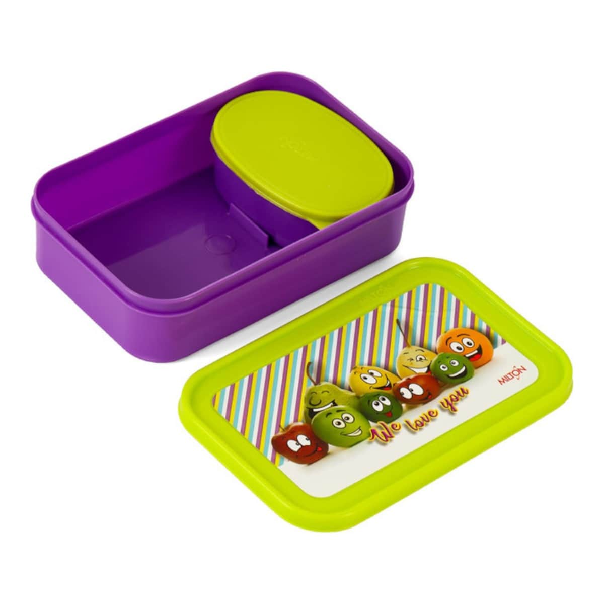 Milton Purple School Time Lunch Box
