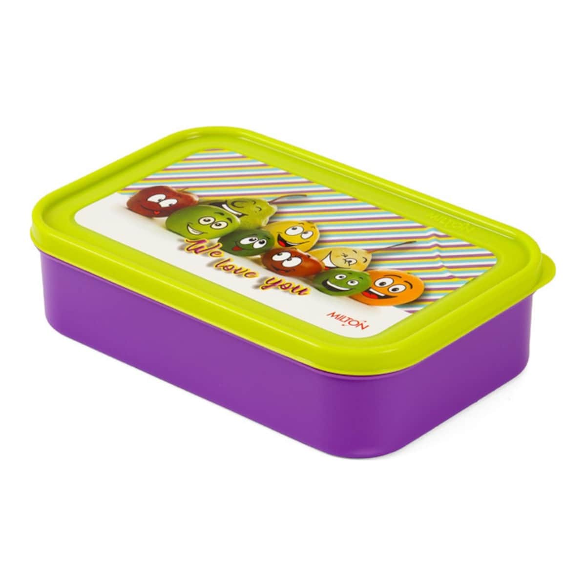 Milton Purple School Time Lunch Box