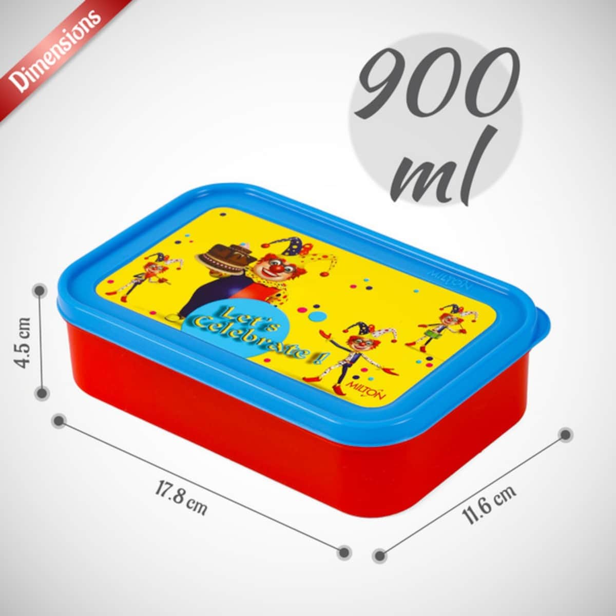 Milton Red School Time Lunch Box