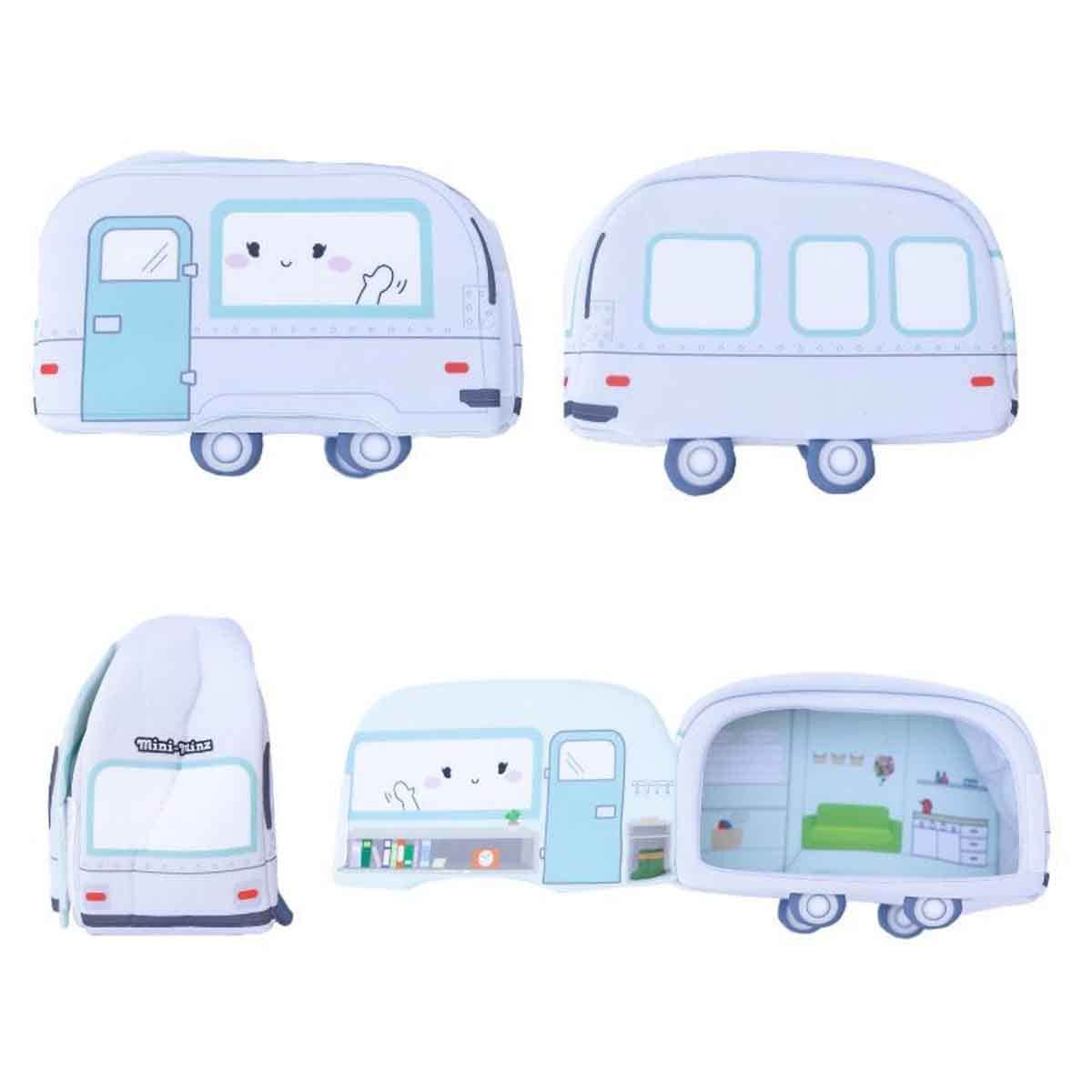Mini Minz Camping Plushie Container Set Unisex, 3-4 Years