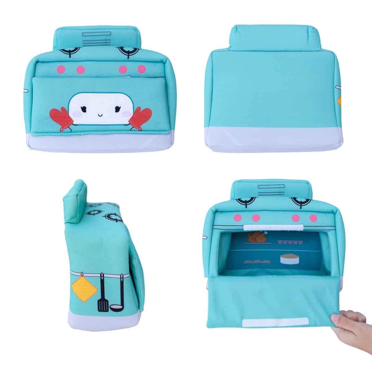 Mini Minz Stove Plushie Container Set Unisex, 3-4 Years