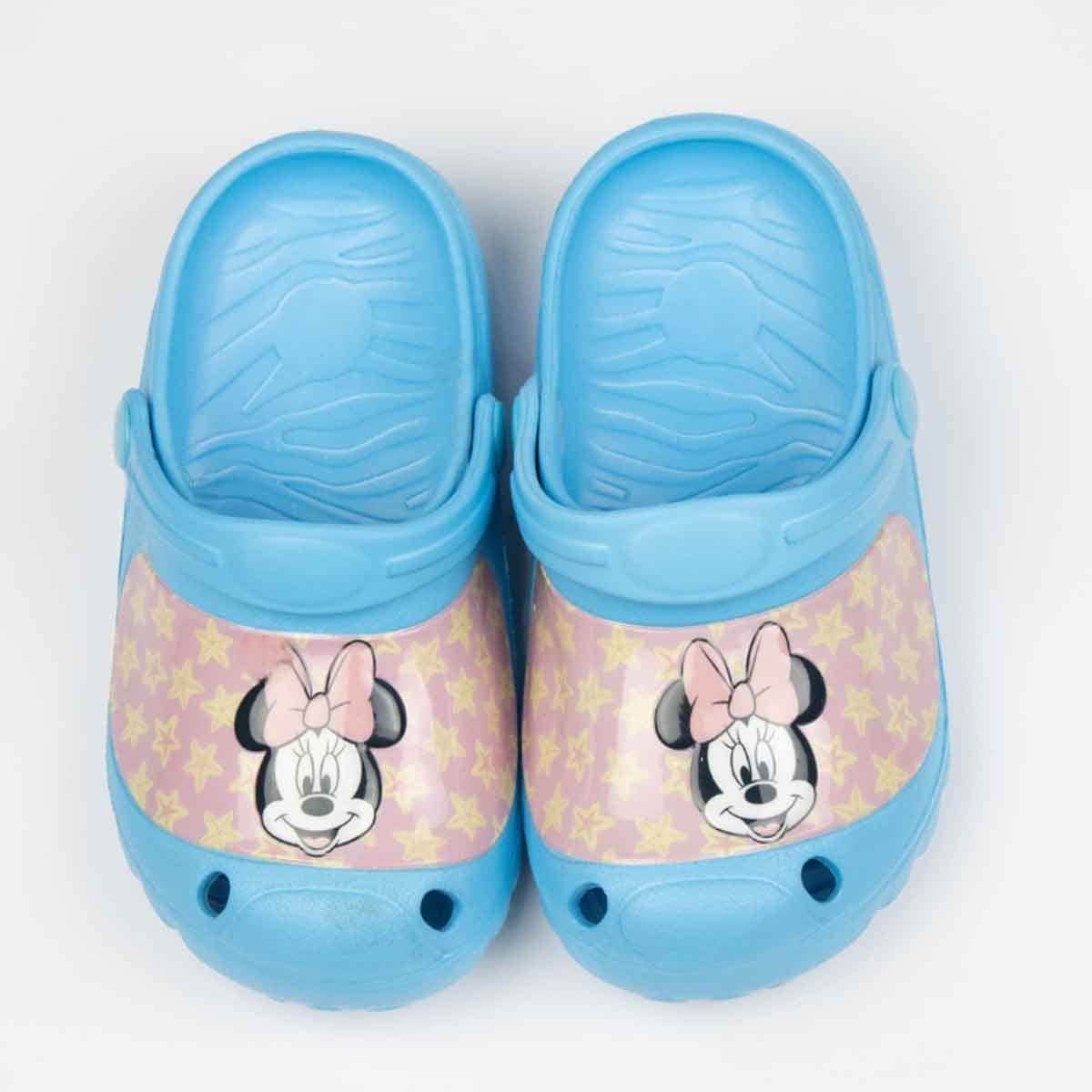 Minnie & Friends EU Blue Lightweight & Comfortable Slip-On Sandals Kids Klogs Girls