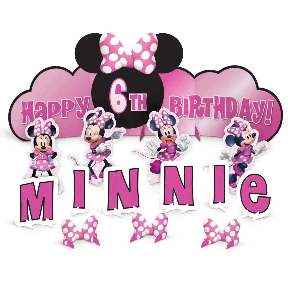 Minnie Mouse Birthday Forever Table Decorating Kit